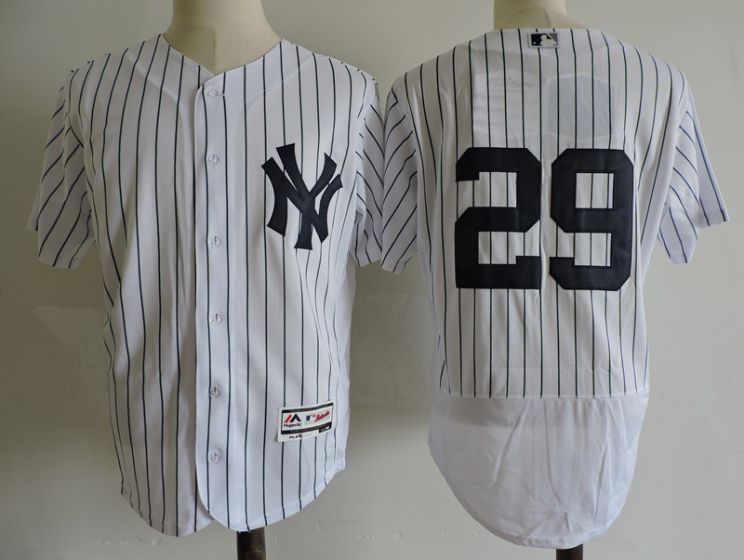 Men New York Yankees #29 Todd Frazier White Elite MLB Jerseys